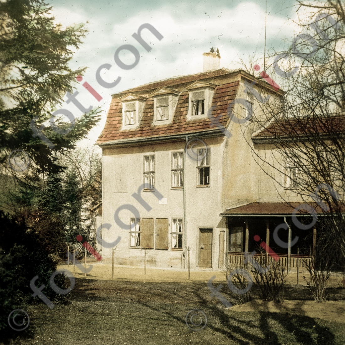 Schillers Gartenhaus | Schiller&#039;s garden house - Foto simon-156-044.jpg | foticon.de - Bilddatenbank für Motive aus Geschichte und Kultur